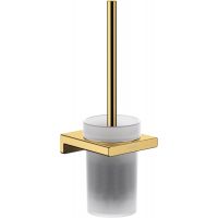 Hansgrohe AddStoris szczotka toaletowa z pojemnikiem ścienna szkło/złoty optyczny polerowany 41752990