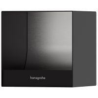 Hansgrohe XtraStoris Original wnęka ścienna na papier toaletowy czarny mat 56065670