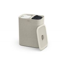 Joseph Joseph Tota kosz na bieliznę i pranie 90 l podwójny ecru 50020