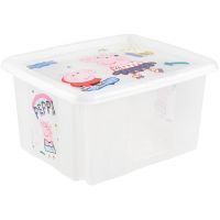 Keeeper Karolina pojemnik do przechowywania 24 l Peppa transparent 1223700119400