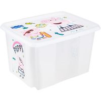 Keeeper Karolina pojemnik do przechowywania 30 l Peppa transparent 1223800119400