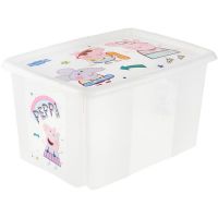 Keeeper Karolina pojemnik do przechowywania 45 l Peppa transparent 1223900119400