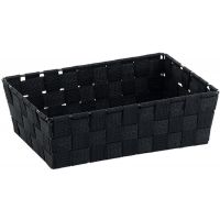 Kela Alvaro koszyk łazienkowy 29,5x20,5 cm czarny 23021