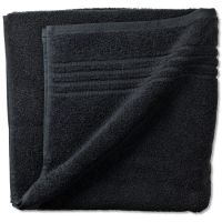 Kela Leonora ręcznik łazienkowy 70x140 cm bawełna czarny 23427