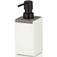 Kela Cube dozownik do mydła 300 ml stojący biały 23694