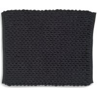 Kela Marie dywanik łazienkowy 65x55 cm prostokątny czarny KE-23777