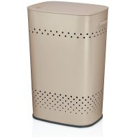 Kela Malaga kosz na bieliznę i pranie 60 l beżowy KE-23968