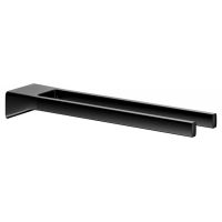 Keuco Aveno wieszak na ręcznik 34 cm dwuramienny czarny mat 14619370000