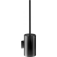 Keuco Aveno szczotka toaletowa z rączką ścienna czarny mat 14664379000
