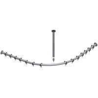 Keuco Plan drążek zasłony prysznicowej narożny 90 cm chrom 14938010900