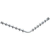 Keuco Plan drążek zasłony prysznicowej narożny 120 cm chrom 14939171200