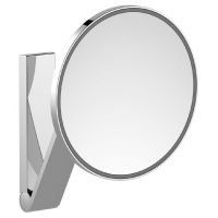 Keuco Cosmetic mirrors lusterko kosmetyczne 21,2x31,8 cm okrągłe z oświetleniem stal 17612079003