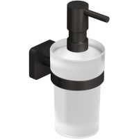 Kludi Vela S dozownik do mydła 150 ml czarny szczotkowany 25976N2