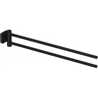 Kludi Vela S drążek na ręcznik 44 cm czarny szczotkowany 25977N2