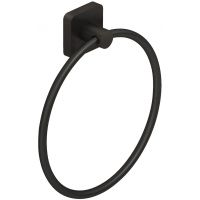 Kludi Vela S uchwyt na ręczniki czarny szczotkowany 25978N2