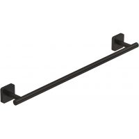 Kludi Vela S uchwyt na ręczniki 45 cm czarny szczotkowany 25980N2