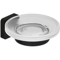 Kludi Vela S mydelniczka ścienna czarny mat 2598539