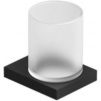 Kludi Vela C kubek do mycia zębów biały mat-czarny mat 3197539