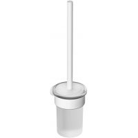 Kludi Vela R szczotka toaletowa z rączką ścienna biały mat 5897453
