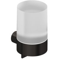 Kludi Vela R dozownik do mydła 150 ml czarny szczotkowany 58976N2