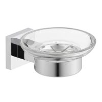 Kronenbach Quara mydelniczka ścienna chrom/szkło 29.210.060.0005