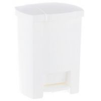 Merida kosz na śmieci 12 l otwierany przyciskiem pedałowym biały KAB402