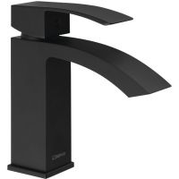 Sapho Ginko bateria umywalkowa stojąca czarny mat 1101-02B