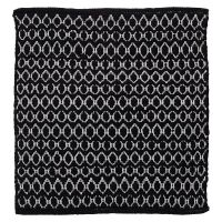 Sealskin Boho dywanik łazienkowy 60x60 cm czarny 800102
