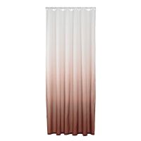 Sealskin Blend zasłona prysznicowa 180x200 cm poliester ciemny różowy/biały 800136