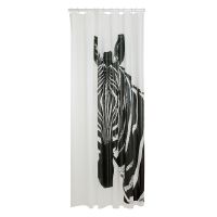 Sealskin Zebra zasłona prysznicowa 180x200 cm PEVA czarny/biały 800150