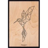 Smartwoods Hummingbird obraz 60x40 cm rama czarna