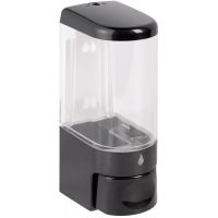 Stella dozownik do mydła 250 ml ścienny czarny połysk 17.201-B