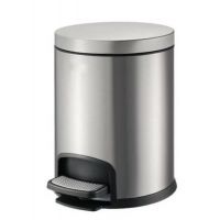 Stella kosz na śmieci 5 l pedałowy stal satyna 20.20105