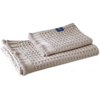 Texpol Soft Wafel ręcznik 160x80 cm i 80x50 cm komplet 2 szt bambusowy cappuccino 26670
