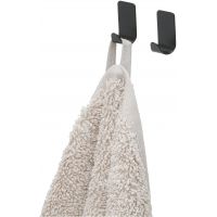 Tiger Basic wieszak na ręcznik haczyk 2 szt czarny mat 800714