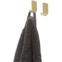 Tiger Basic wieszak na ręcznik 2 szt haczyk złoty szczotkowany 800715