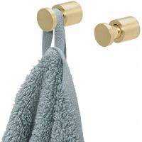 Tiger Pico wieszak na ręcznik 2 szt haczyk złoty szczotkowany 800717