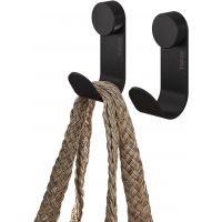 Tiger Gravity wieszak na ręcznik 2 szt haczyk czarny mat 800734