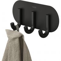 Tiger Classic wieszak na ręcznik multi czarny mat 800743