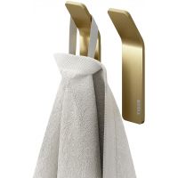 Tiger Single wieszak na ręcznik 2 szt haczyk złoto szczotkowane 800745