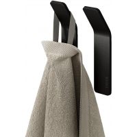 Tiger Single wieszak na ręcznik 2 szt haczyk czarny mat 800747