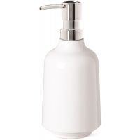 Umbra Step dozownik do mydła 385 ml stojący biały połysk/chrom 023838-660