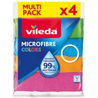 Vileda Mikrofibra zestaw 4 ściereczek do sprzątania 173728