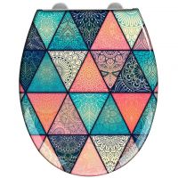 Wenko Geometry deska sedesowa wolnoopadająca mix kolorów 23569100