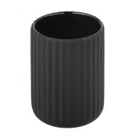 Wenko Belluno kubek na szczoteczki czarny 24803100