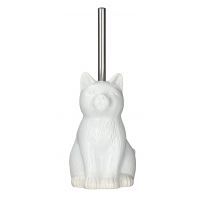Wenko Cat szczotka toaletowa stojąca biała 24144100