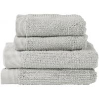 Zone Denmark Classic komplet ręczników 140x70 cm bawełniany szary 25483