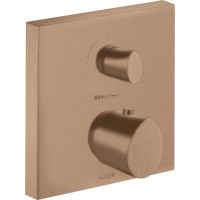 Axor Starck Organic bateria wannowo-prysznicowa podtynkowa termostatyczna czerwone złoto szczotkowane 12716310