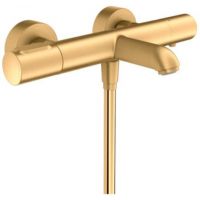 Axor Citterio M bateria wannowo-prysznicowa ścienna termostatyczna mosiądz szczotkowany 34435950