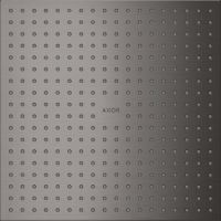 Axor ShowerSolutions deszczownica 30x30 cm kwadratowa czarny chrom szczotkowany 35321340